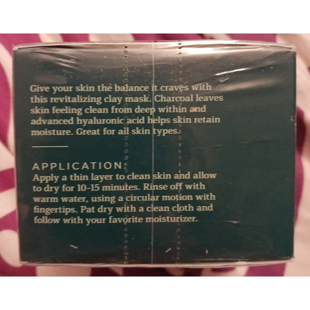 NEW Belei Charcoal Balancing Face Mask, 5oz, Absorbs‎ Excess Oil